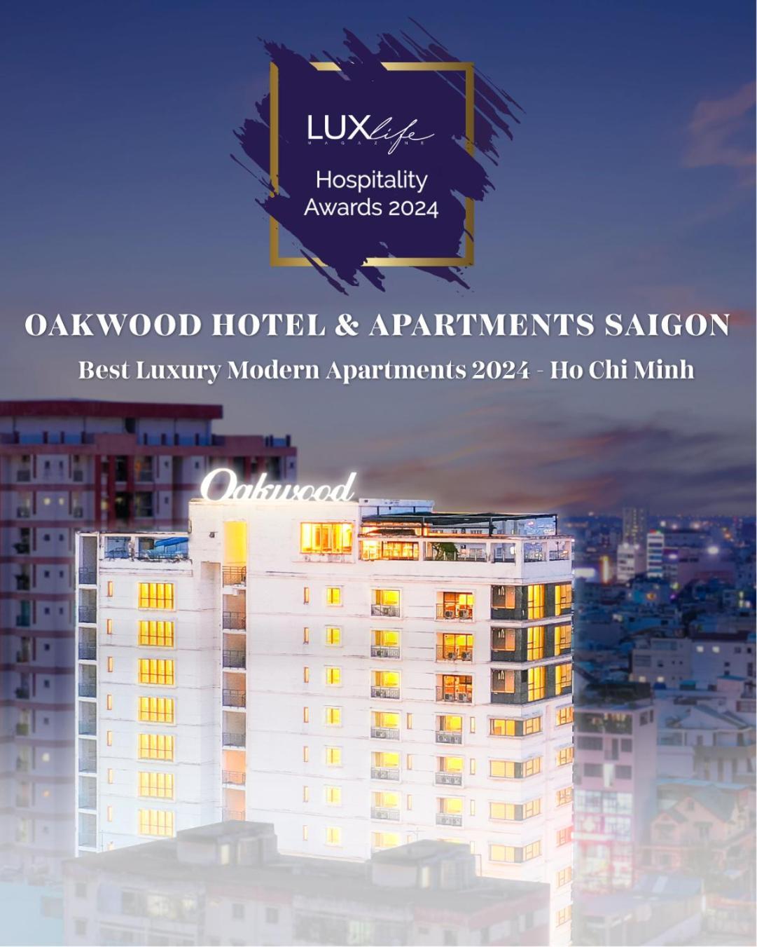 Oakwood Hotel & Apartments Saigon Хошимин Экстерьер фото